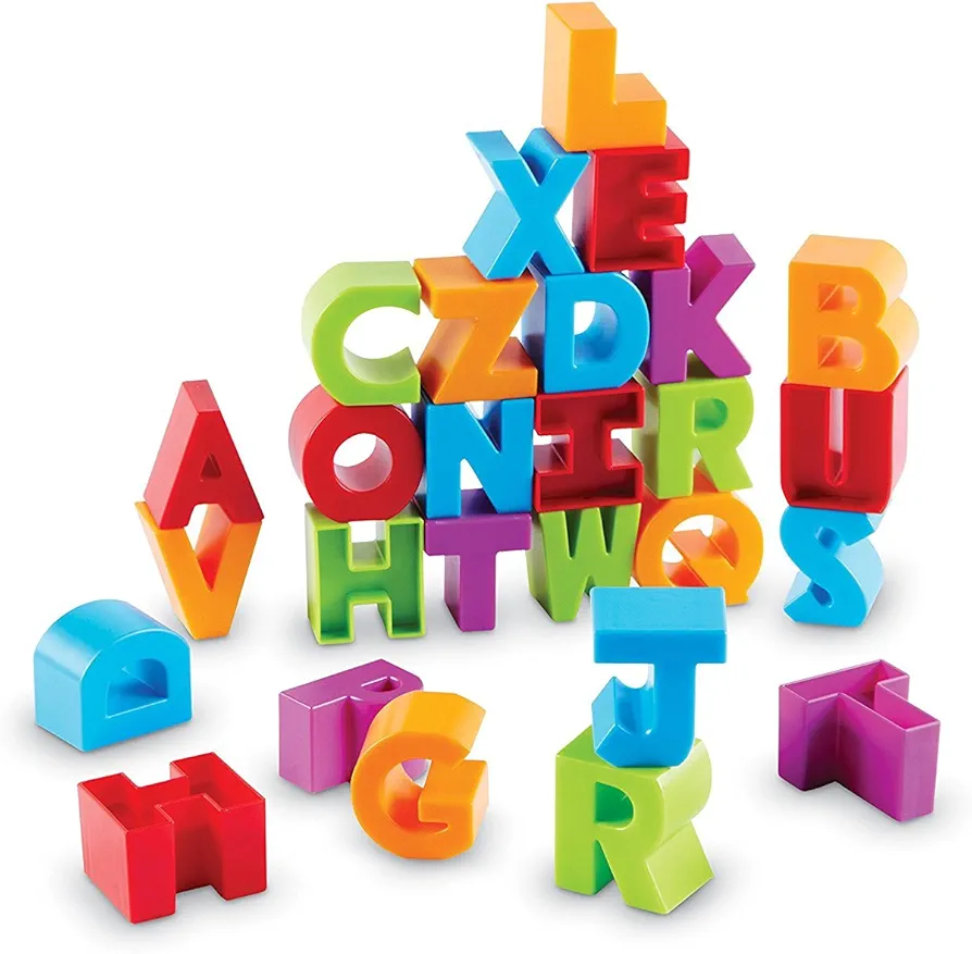 Learning Resources Letter Blocks, Fine Motor Toy, ABCs, Letter Recognition, Alphabet, 36 Pieces, Ages 2+