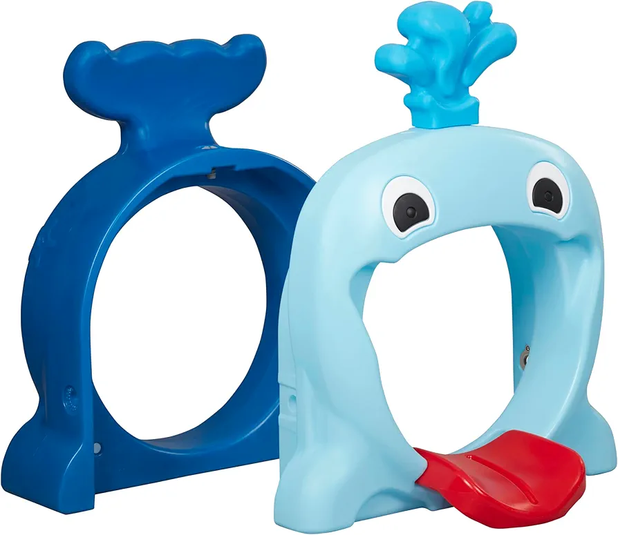 ECR4Kids Willow Climb-N-Crawl Whale, Head and Tail, Replacement Part, Splish Splash/Royal Blue