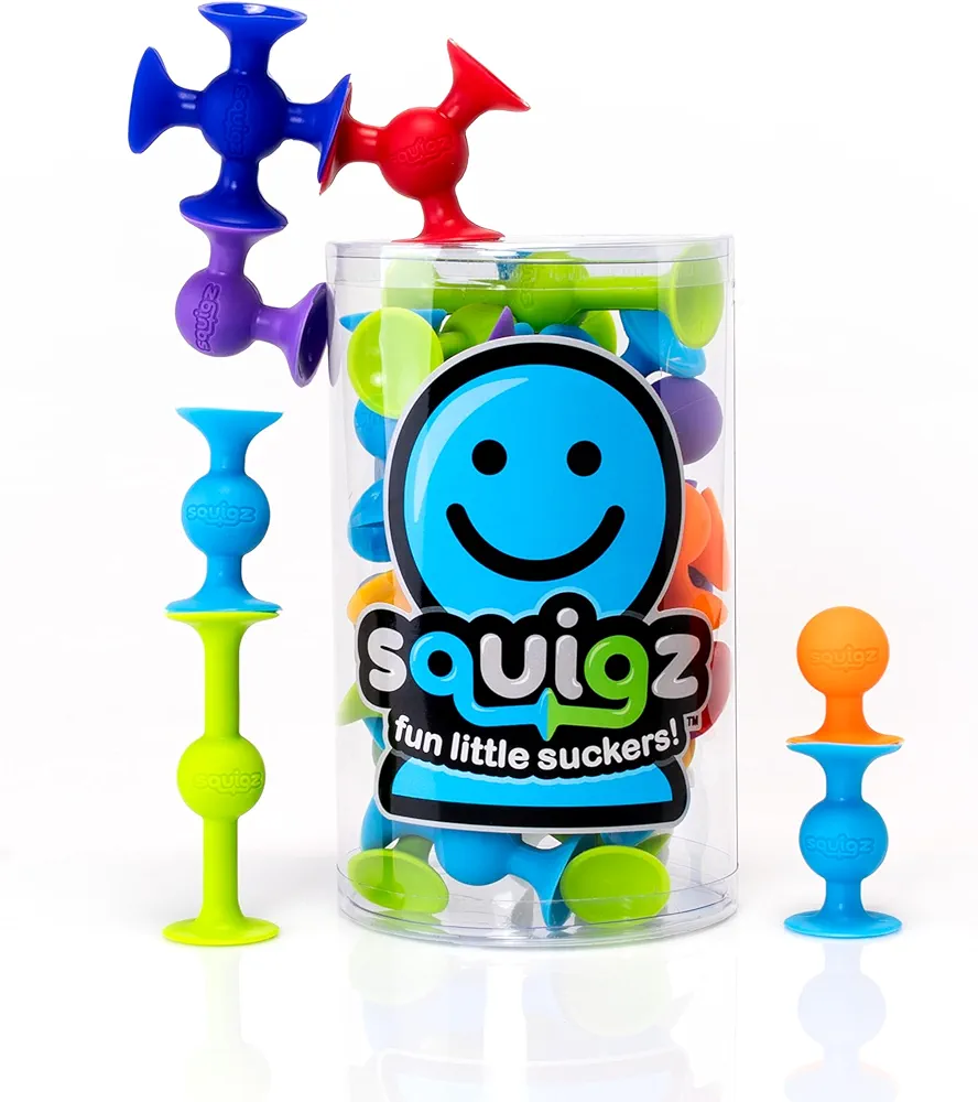 Fat Brain Toys Squigz Starter Set, 24 Piece