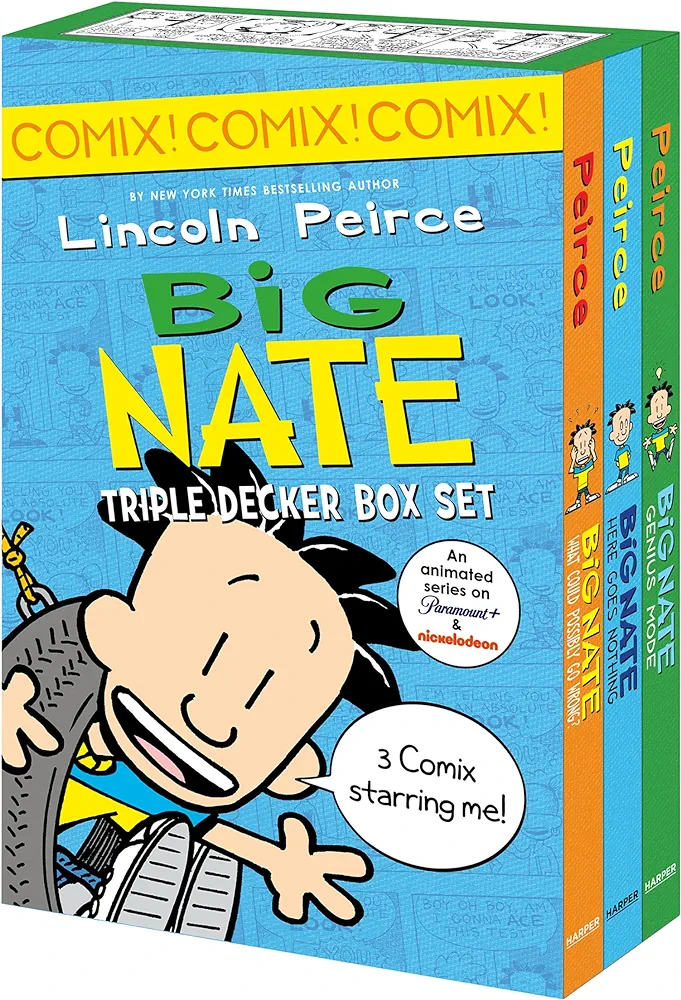 Big Nate: Triple Decker Box Set: Big Nate: What Could Possibly Go Wrong? and Big Nate: Here Goes Nothing, and Big Nate: Genius Mode