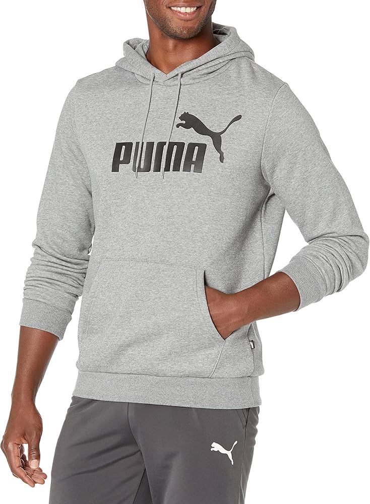 PUMA Men's Essentials Big Logo Fleece Hoodie Bt