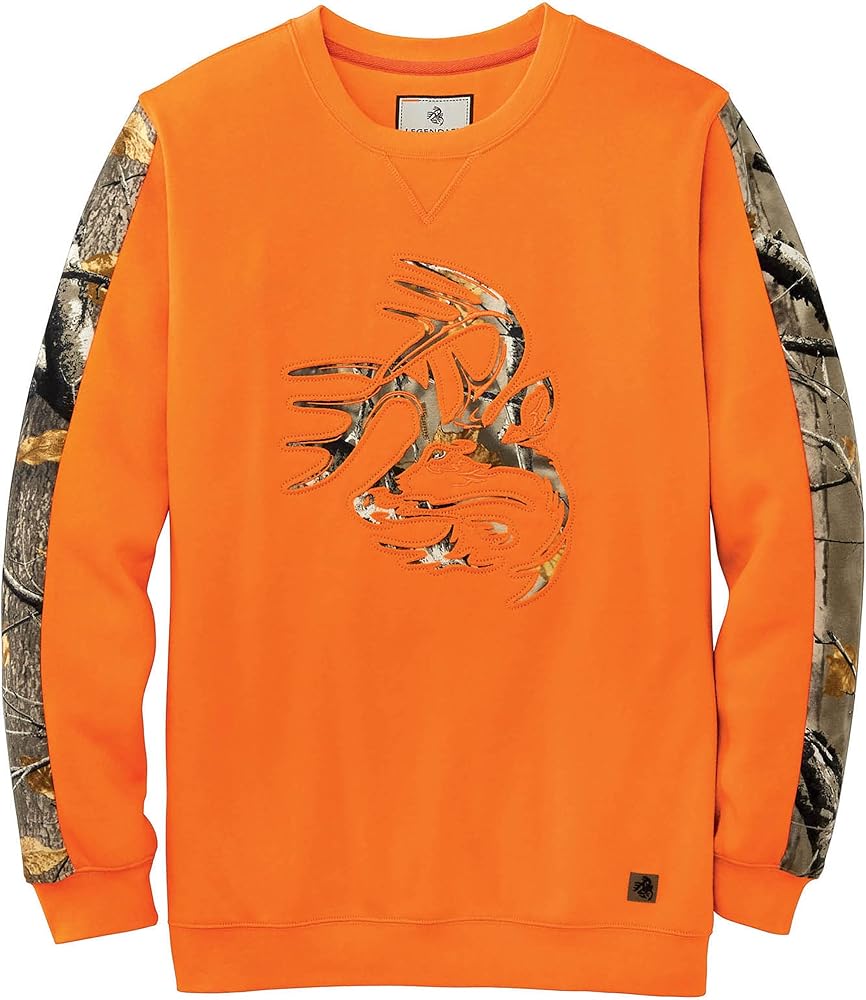 Legendary Whitetails Men's Outfitter Crew Fleece Sweatshirt