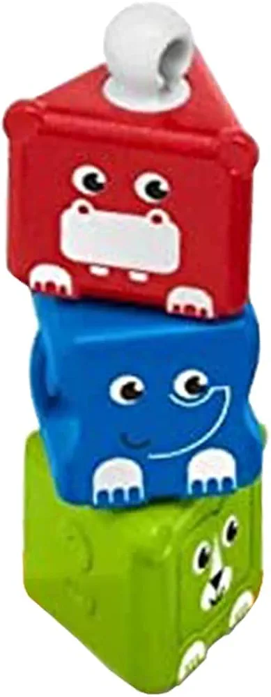 Replacement Parts for Fisher-Price 3-in-1 Spin & Sort Activity Center - FWY39 ~ Replacement Stacking Toys ~ Green Triangle, Blue Square and Red Triangle