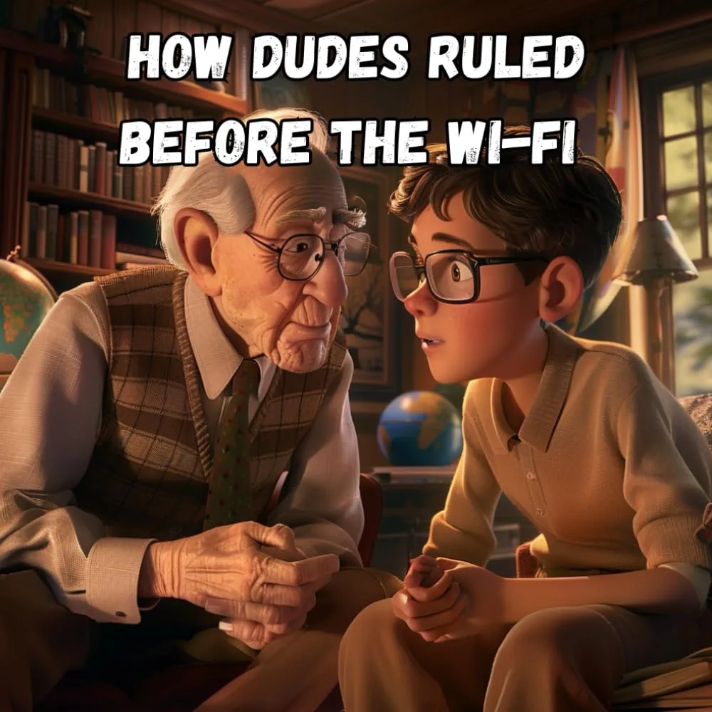 How Dudes Ruled Before the Wi-Fi: Kids Story About Adventures Without Apps! Ages 6-12