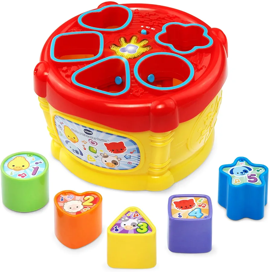 Vtech Sort and Discover Drum, Yellow