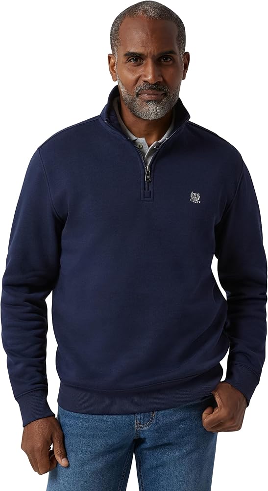 Chaps Men's Sweatshirt - Coastal Fleece Quarter Zip Pullover Sweatshirt for Men (M-2XL)