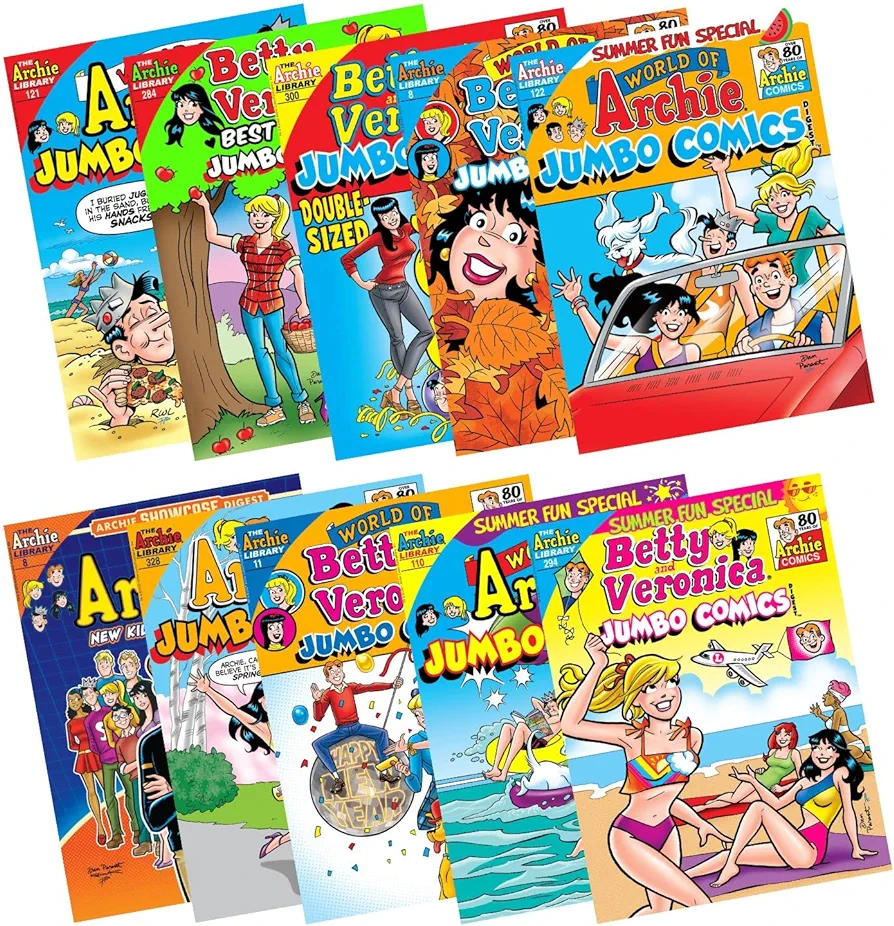 Archie Comics Digest Value Gift Pack (includes 10 books)