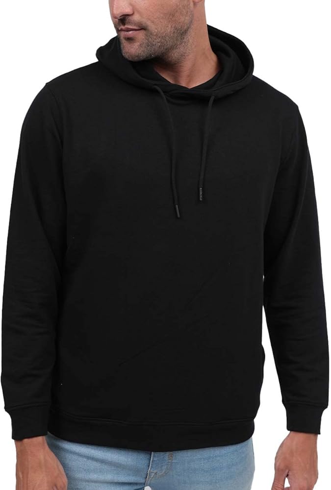 INTO THE AM Premium Pullover Hoodies for Men - Soft French Terry Fleece Sweatshirts S - 2XL