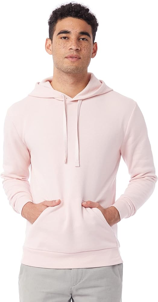 Alternative Men's Hoodie, Eco-Cozy Pullover Lightweight Fleece Hooded Sweatshirt