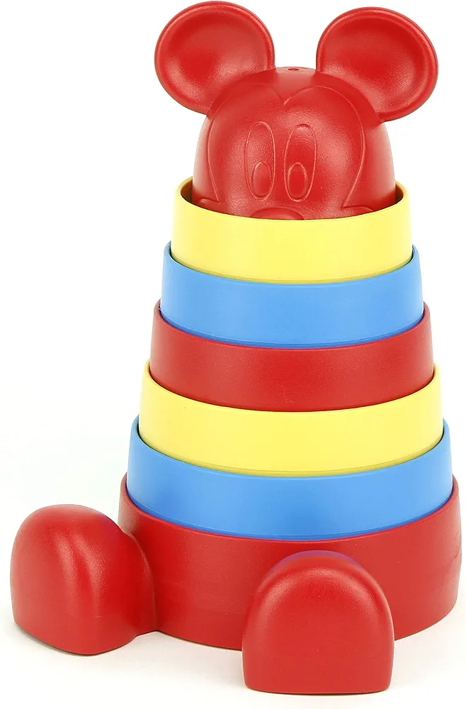 Green Toys Disney Baby Exclusive - Mickey Mouse Stacker, Red