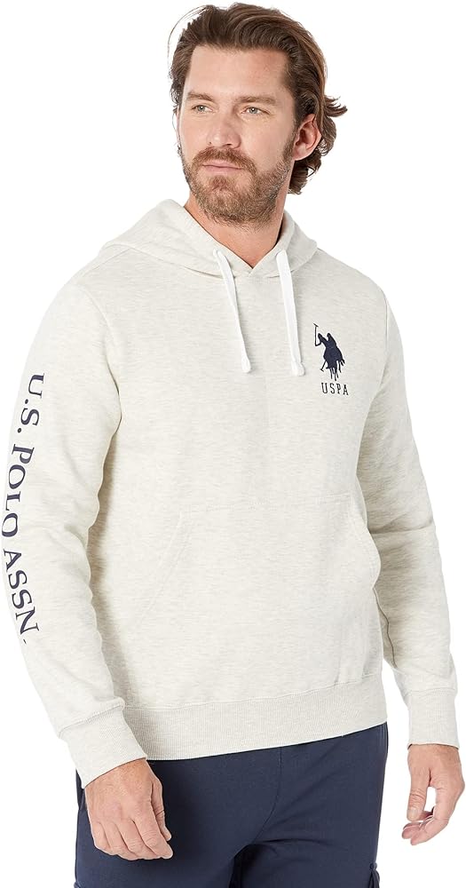 U.S. Polo Assn. Popover Fleece Hoodie w/Print