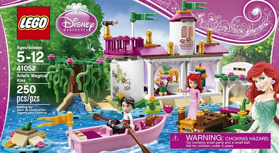 Disney Princess LEGO 250 PCS Ariel's Magical Kiss Brick Box Building Toys