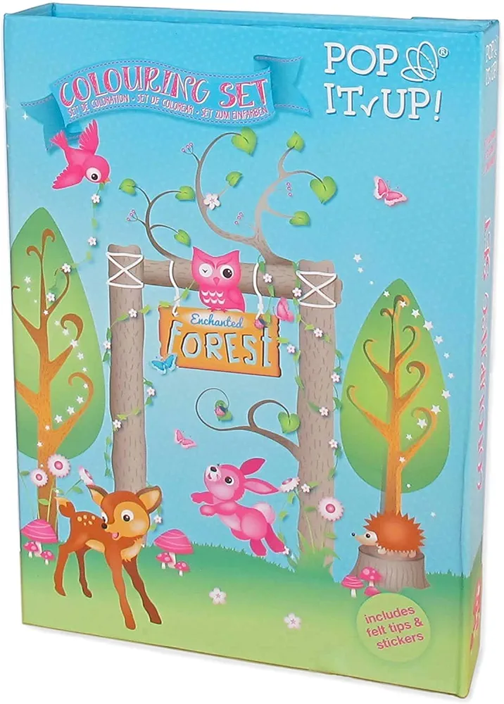 Fun2Give Enchanted Forest Art Kit with Mini Toy Pop Up