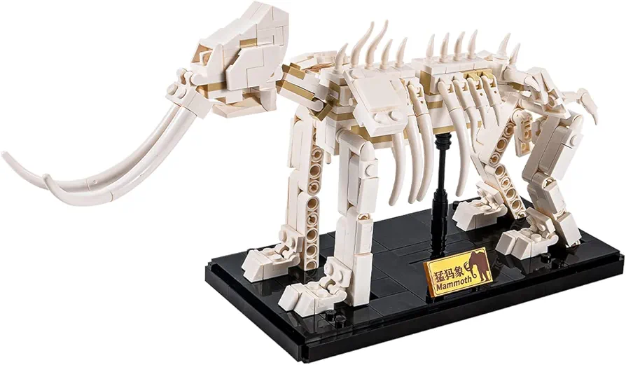 Mammoth Fossil Building Blocks Toy,Gift for Adults and Kids (406pcs)