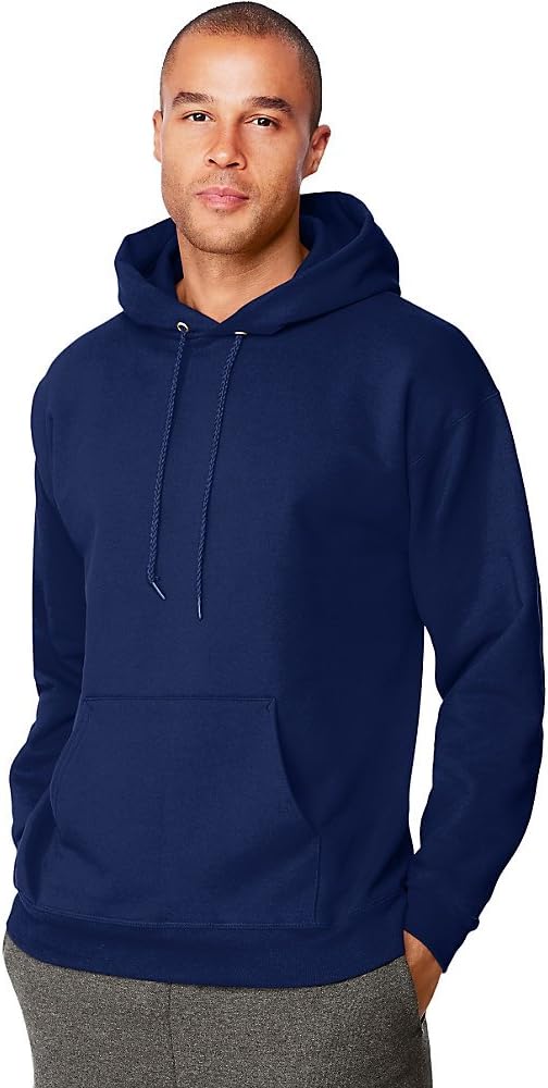 Hanes mens F170 fashion hoodies, Navy, Large US