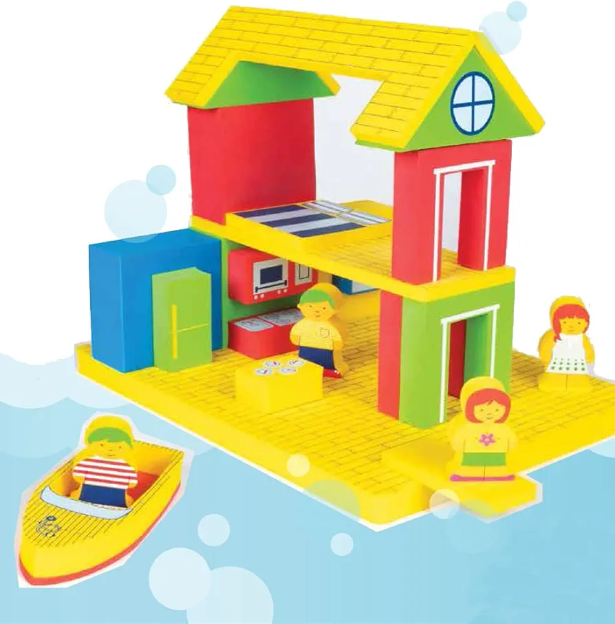 Floating Adventure House Bath Toy Pool Toy in Science Museums and Childrens Museums Nationwide