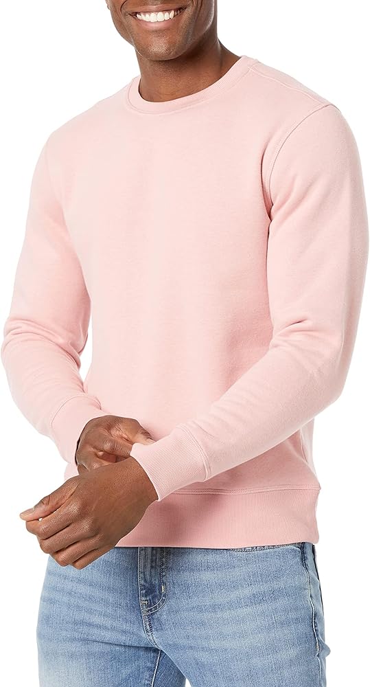 Amazon Essentials Men's Fleece Crewneck Sweatshirt (Available in Big & Tall)