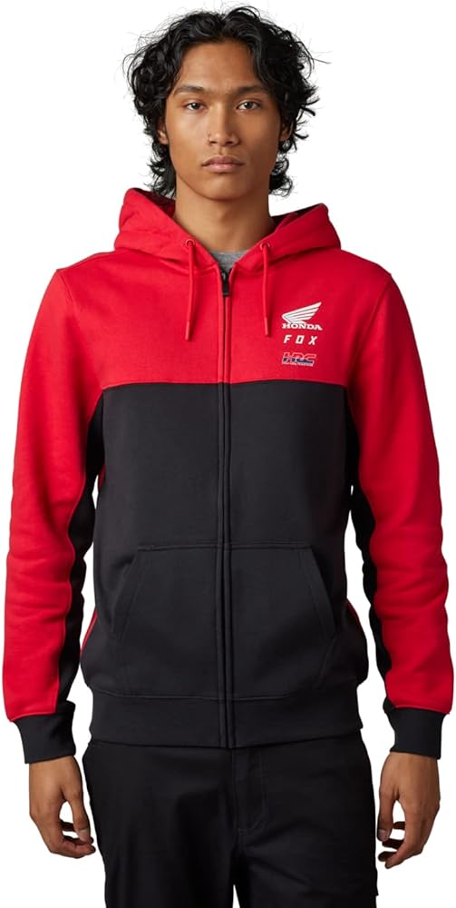 Fox Racing Men's Standard Fox X Honda Zip Fleece Hoodie