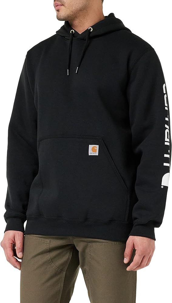 Carhartt Men's Loose Fit Midweight Logo Sleeve Graphic Sweatshirt Closeout