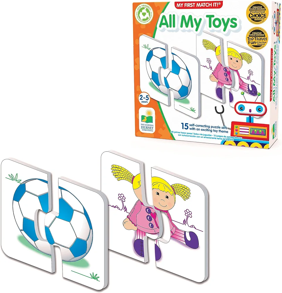 The Learning Journey: My First Match It - All My Toys - Self-Correcting Matching Puzzles for Toddlers and Preschoolers