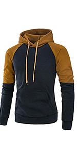 Pullover Color Block Hoodie