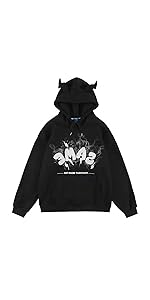 Y2K Angel Ears Hoodies Sweatshirt