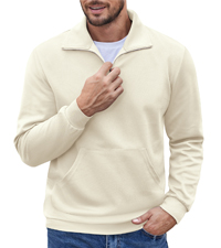 COOFANDY Men''s Quarter Zip Up Pullover