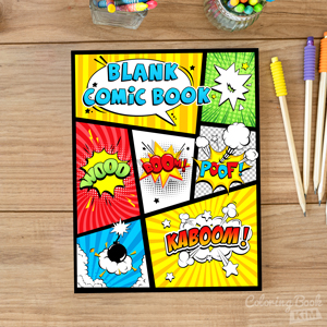 Blank Comic Book: Blank Comic Book: Draw Your own Comics And Create The Best Stories. Comic Panels 