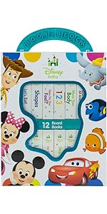 Disney Baby - My First Library Board Book Block 12-Book Set