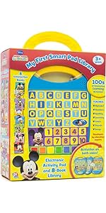 Disney Mickey Mouse - My First Smart Pad - Activity Pad and 8-Book Library