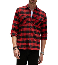 Mens Plaid Button Up Shirts