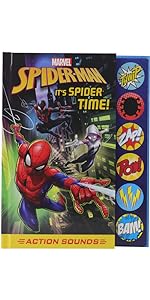 Marvel Spider-Man Spider-verse - It&amp;amp;amp;amp;#39;s Spider Time! Action Sound Book