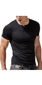 Short Sleeve Henley Shirts