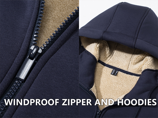 Windproof Zipper & Hoodie