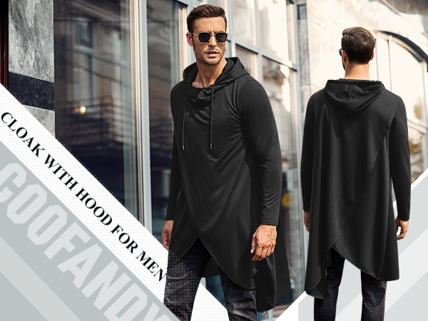 The long sleeve Hooded Poncho