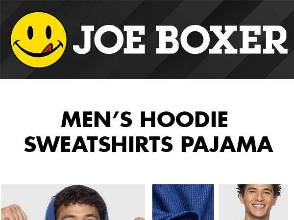 joe boxer mens pajama long sleeve shirt pijama para hombre hoodie