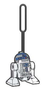 52234 star wars r2-d2 bag tag