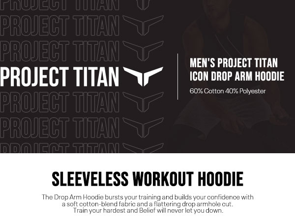 Men''s workout hoodie