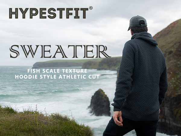 HYPESTFIRT MENS HOODED SWEATER