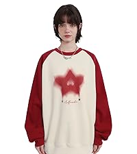 Oversized Star Sweatshirt Hoodies 