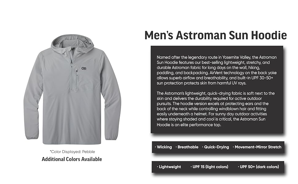 Men''s Astroman Sun Hoodie