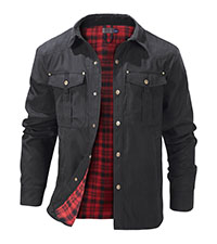 flannel lined jacket men