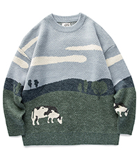 cow sweater