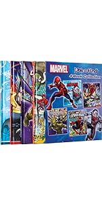 Spider-man, Guardians of the Galaxy, Thor, and Ant-man 4-Book Look and Find Set