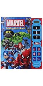 Marvel - Talking Quiz Book - 200+ Interactive Questions and Answers