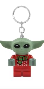 LEGO Star Wars Grogu Holiday Keychain Light