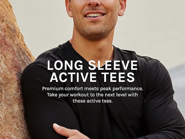 into the am long sleeve athletic tees for men