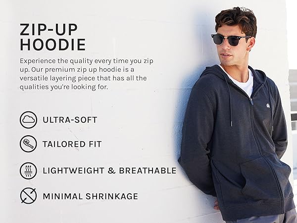 into the am zip up hoodie sweatshirt for men