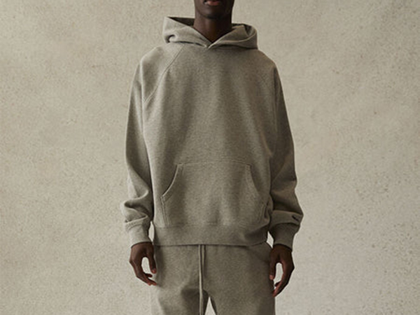 Grey Heather Pullover Hoodie