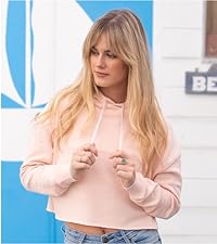 Fleece pullover crop top